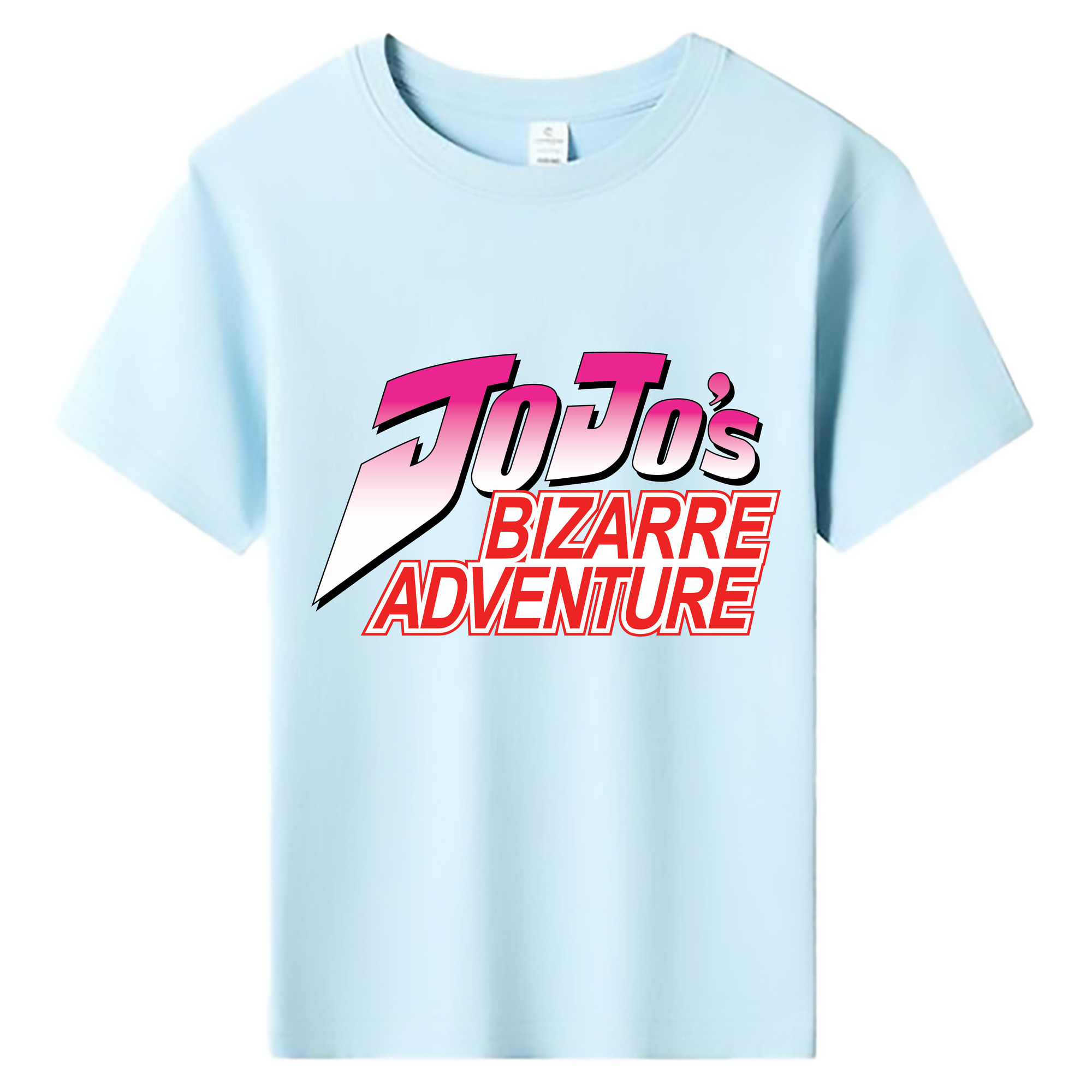 （画像用） ジョジョの奇妙な冒険 JoJo's Bizarre Adventure 綿100％キッズTシャツ（フロントプリント）